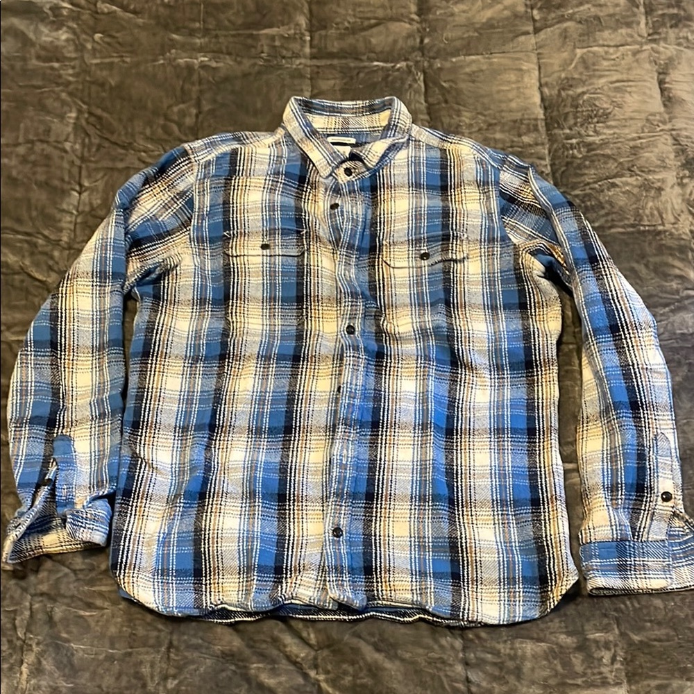 Blue Plaid Gap Overshirt